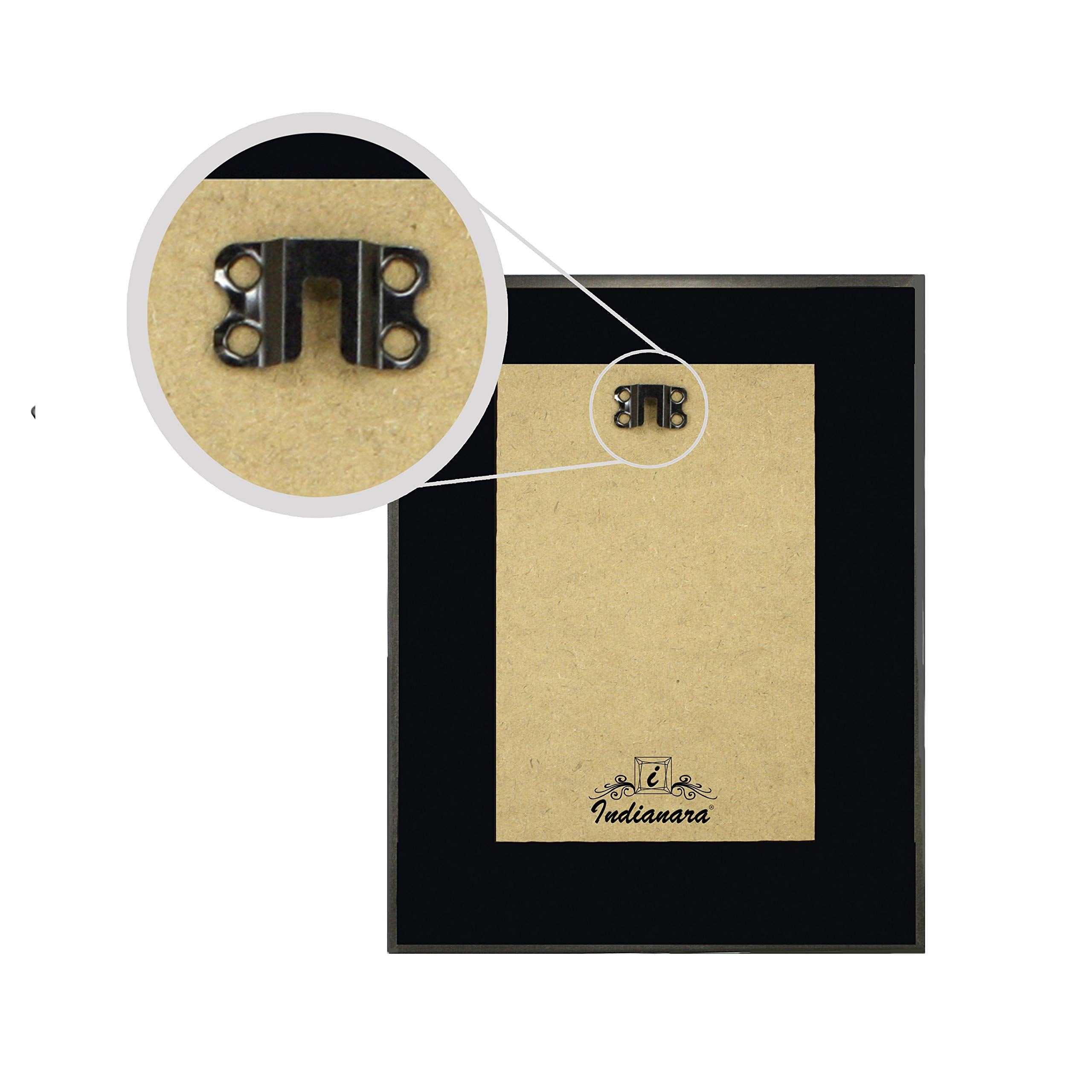 Indianara Set Of 4 Quirky Friends Quote Framed Wall Hanging Laminated Paintings Matt Art Prints 9.5 Inch X 9.5 Inch (Multicolour